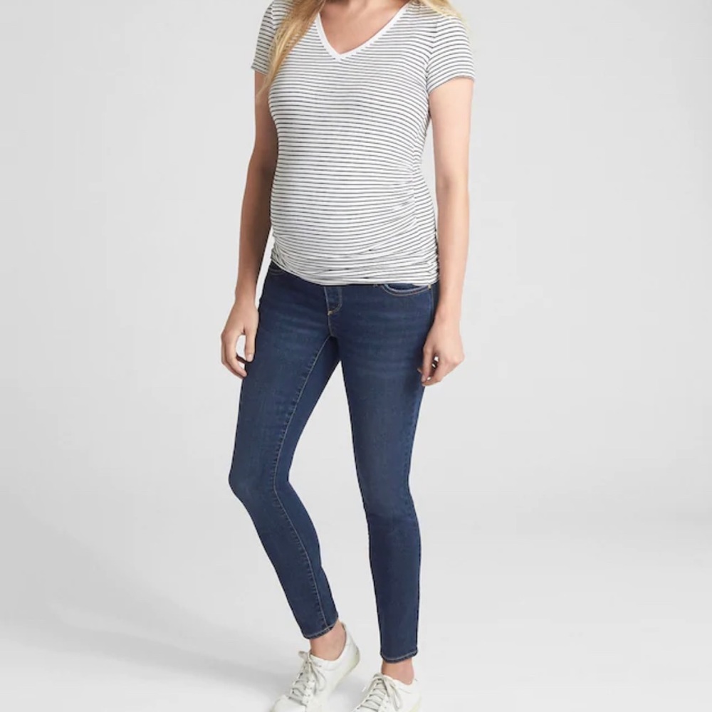GAP Maternity Soft Wear Comfort Panel Skinny jeans